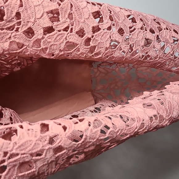 ASTR THE LABEL Pink Lace Midi Cocktail Dress Size Small - Picture 5 of 16